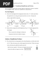 Chapter 4. Translational Equilibrium and Friction