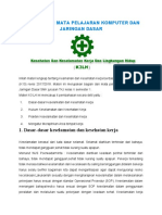 Materi k3lh Mata Pelajaran Komputer Dan Jaringan Dasar