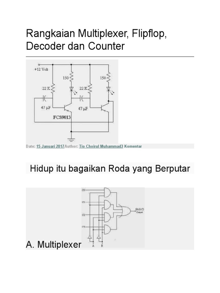 Rangkaian Multiplexer 1 | PDF