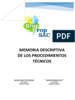 Memoria Descriptiva - Empresa Fumigacion