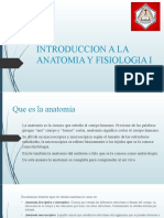 Introduccion A La Anatomia y Fisiologia I