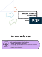 Rational Algebraic Expressions: Adriano Diaz JR., LPT