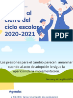 Rumbo Al Cierre Del Ciclo Escolar 2020-2021
