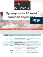 Your PDF - Synonyms For 20 Most Common Adjectives in IELTS
