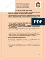 Justificación Del Derecho de Propiedad DC II Clase No. 6