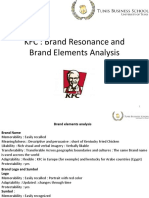 KFC Brand Resonance and Brand Elements