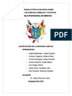 Justificación de La Decisión Judicial.