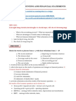 Accounting and Financial Statements