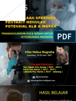 Pengelolaan Spesimen KLB & Wabah