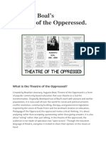 Theatre of the Oppressed Explained
