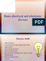 Basic Electrical and Electronic Devices