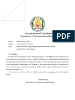 Government of Tamilnadu: Department of Employment and Training