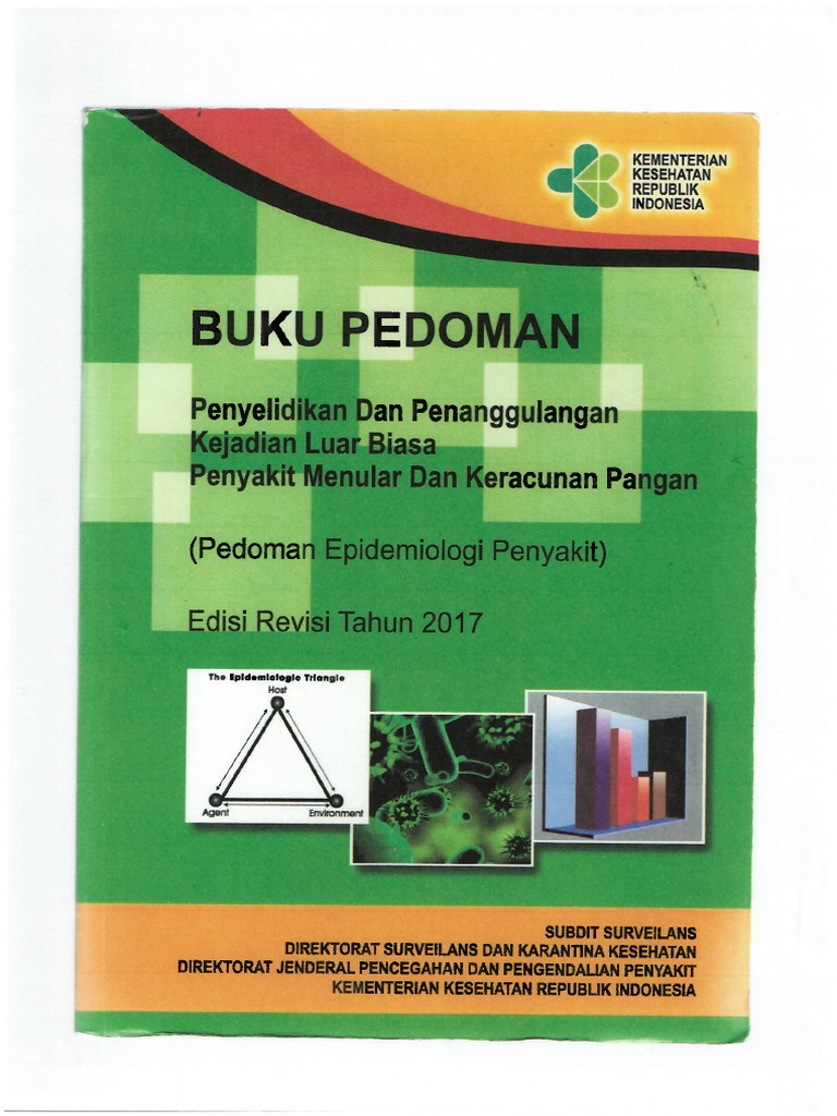 Buku Pedoman Epidemiologi Penyakit Edisi Revisi 2017 | PDF