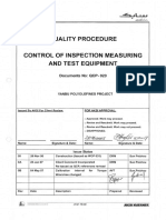 Qcp-020 Contro of Inspection Measure & Test Equipment Rev 0b