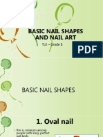 Basic Nail Shapes and Nail Art: TLE - Grade 8