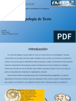 Tipología de Texto. Metodología