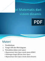 Model Matematis Dari Sistem Dinamis