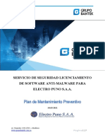 E2.1 Plan Mantenimiento Preventivo - ELECTRO PUNO