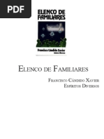 383 - (Chico Xavier - Espíritos Diversos) - Elenco de Familiares