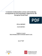 Main Report ESF Evaluation 2007