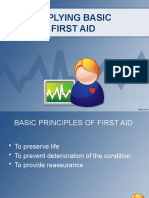 Applying Basic First Aid