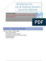 Securities Markets