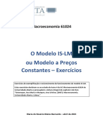Modelo is-LM Exercícios