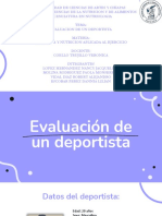 Evaluacion de Un Deportista