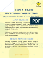 Booklet Beasiswa 10.000 Microblog Competition
