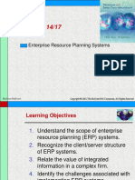 Chapter 14/17: Enterprise Resource Planning Systems