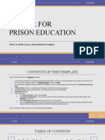 Center For Prison Education: Here Is Where Your Presentation Begins