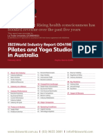 IBIS OD4198 Pilates and Yoga Studios in Australia Industry Report