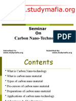 Seminar On: Carbon Nano-Technology