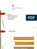 Dasar-Dasar Struktur Organisasi