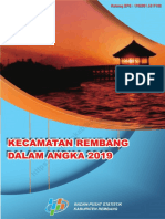Kecamatan Rembang Dalam Angka 2019