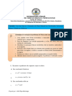 MT-Ficha de Exercicios - 2 Trabalho Avaliativo