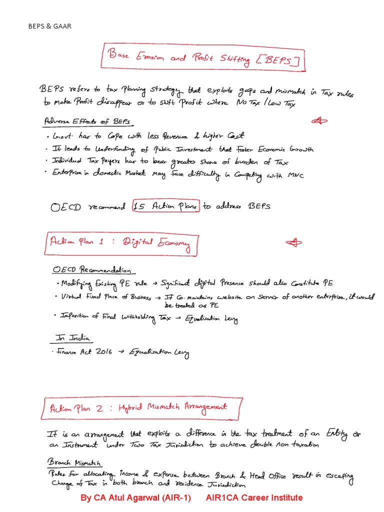 By CA Atul Agarwal (AIR-1) AIR1CA Career Institute | PDF