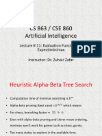 CS 863 / CSE 860 Artificial Intelligence