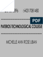 Visiting Card