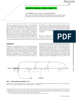 An Integrated Study of Threonine-Pathway Enzyme Kinetics in