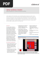 Genus Synthesis Solution Ds