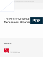 The Role of Collective Management Organisations