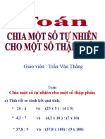 Chia Mot So Tu Nhien Cho Mot So Thap Phan