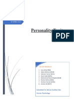 Personality Trait Analysis