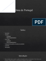 O Clima em Portugal