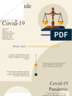 Unfair trade practices during Covid-19