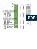 Section Name QTY Price Amount