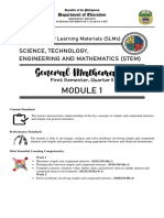 General Mathematics: Science, Technology, Engineering and Mathematics (Stem)