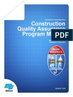 Construction Quality Assurance Programme Manual