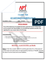 Class 12 - Quarterly Examination Q FINAL